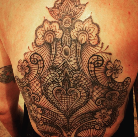 Tattoos - Blackwork Back - 109454